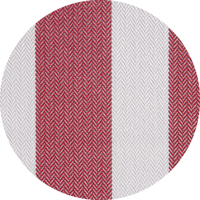 A105 Wide Stripes Red White