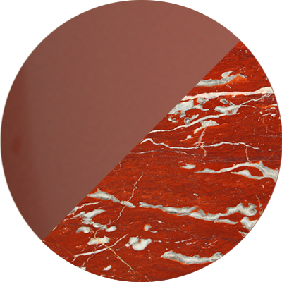 MRF / Marmo Rosso Francia + GCR / Glazed Ceramic Red