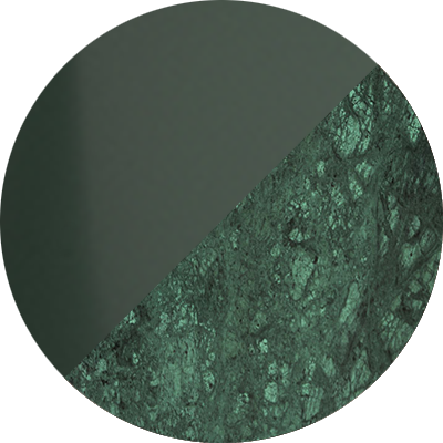 MVG / Marmo Verde Guatemale + GCG / Glazed Ceramic Forest Green