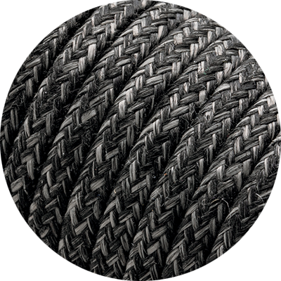 Round Rope Lava Grey